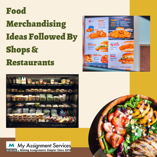 food merchandising ideas followed by shops & restaurants