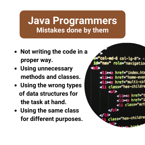 Java Programmers mistakes