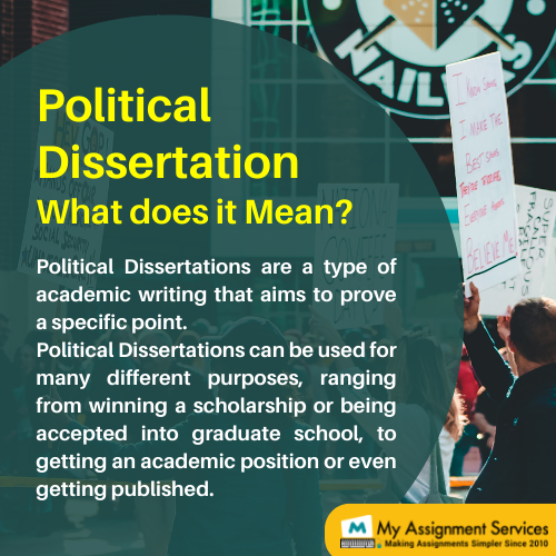What is political dissertation Writing Help?