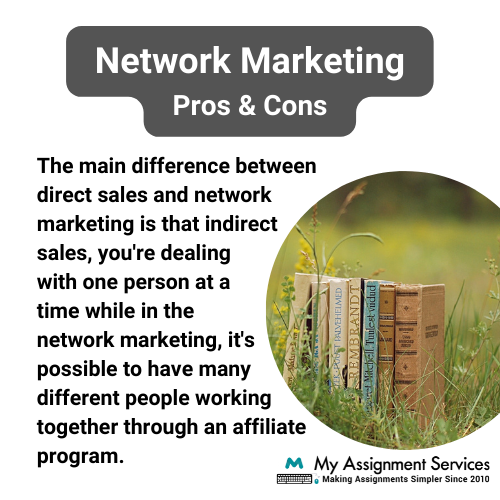 network marketing Pros Cons