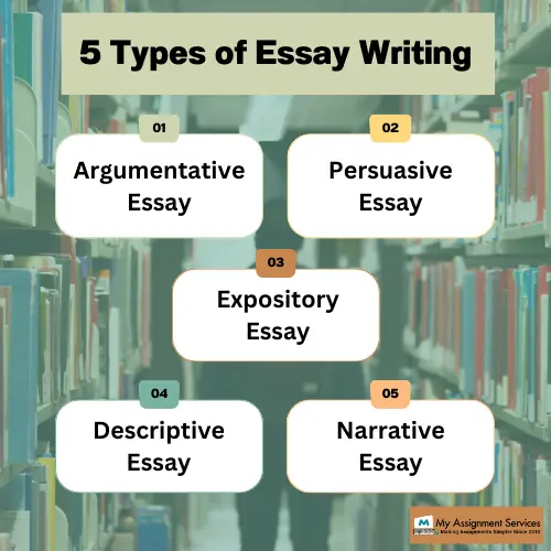 Types of essay writing