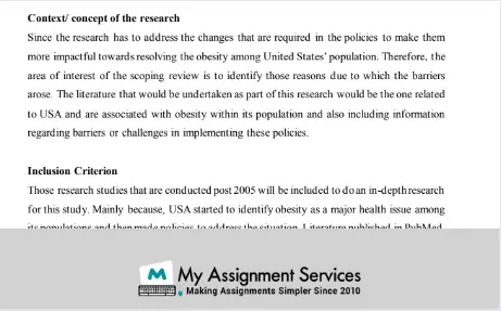 Online Research Proposal Sample