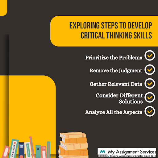 Exploring steps to develop critical thinking skills