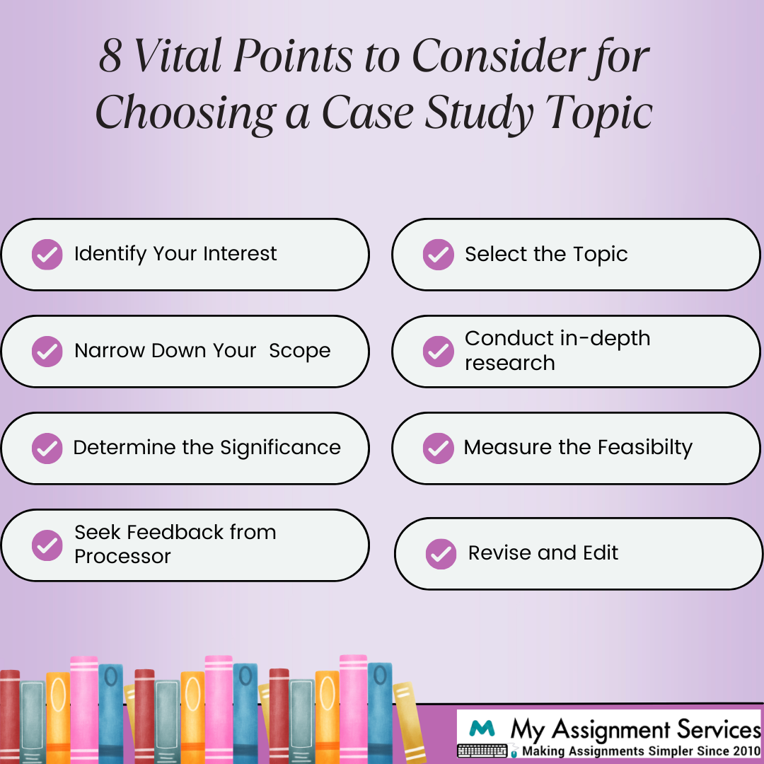 8 Vital Points to consider for choosing a case study Topic