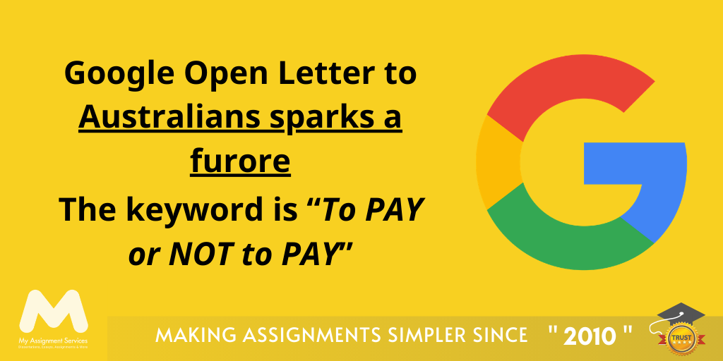 Google Open Letter to Australians