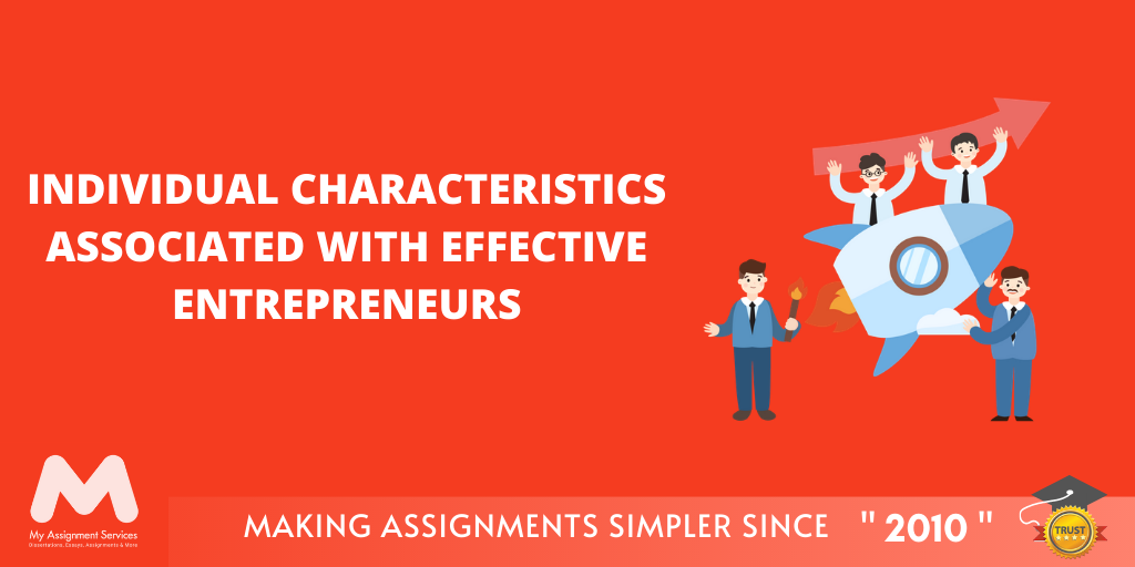 Characteristics Associated with Entrepreneurs
