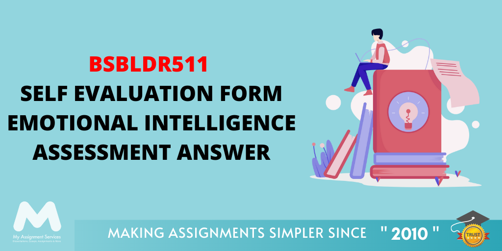 BSBLDR511 Self Evaluation Form Emotional Intelligence 