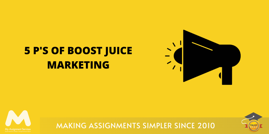 5 Ps of Boost juice marketing