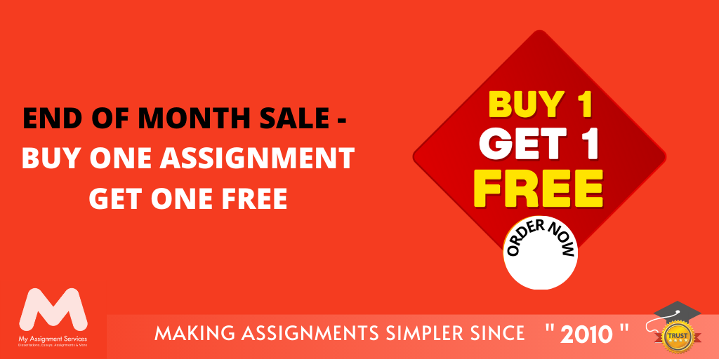 Get More with End of Month Sale - Buy One Assignment Get One Free 