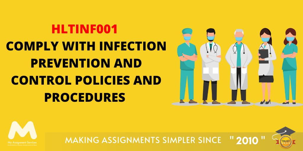 HLTINF001 Comply with Infection Prevention and Control Policies and Procedures
