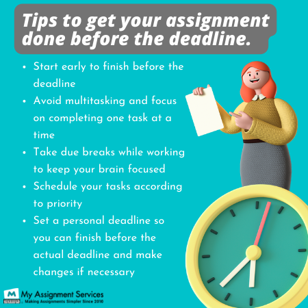 How Can You Deal with Your Assignment Deadline