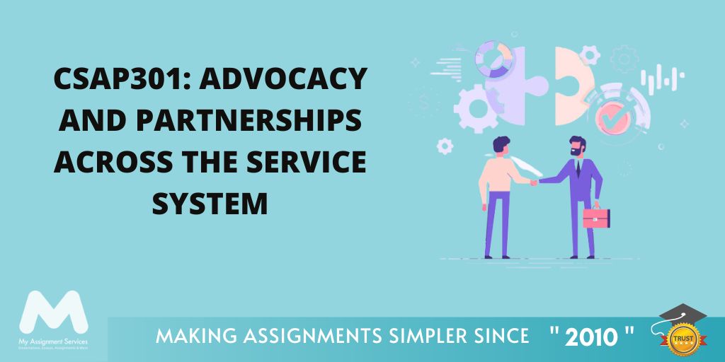 CSAP301: Advocacy and Partnerships Across the Service System