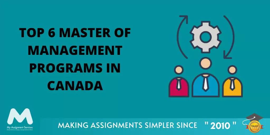Top 6 Master of Management Programs in Canada