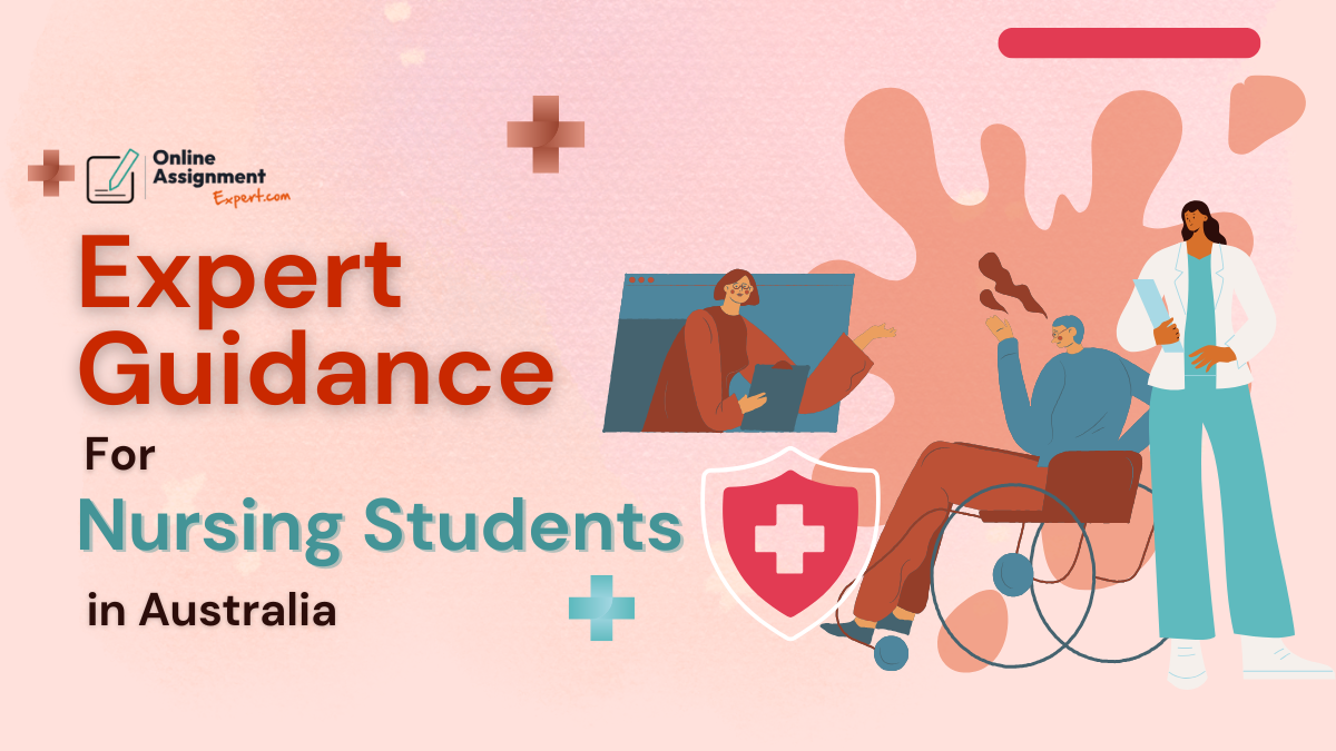 Nursing student studying with laptop and notes in an Australian university setting