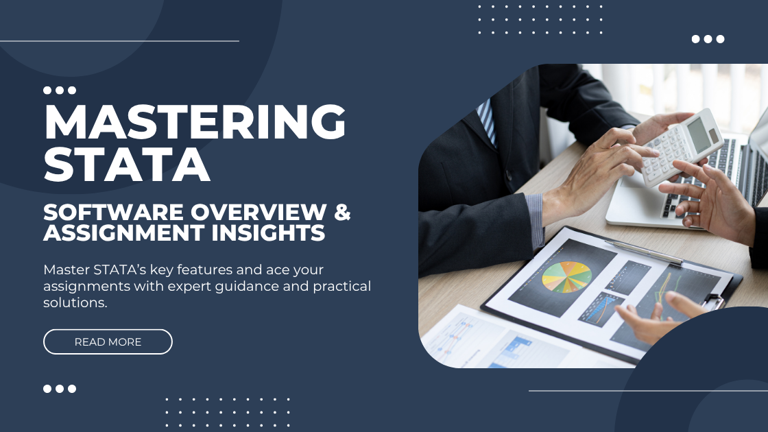 Stata software interface with statistical graphs and data analysis