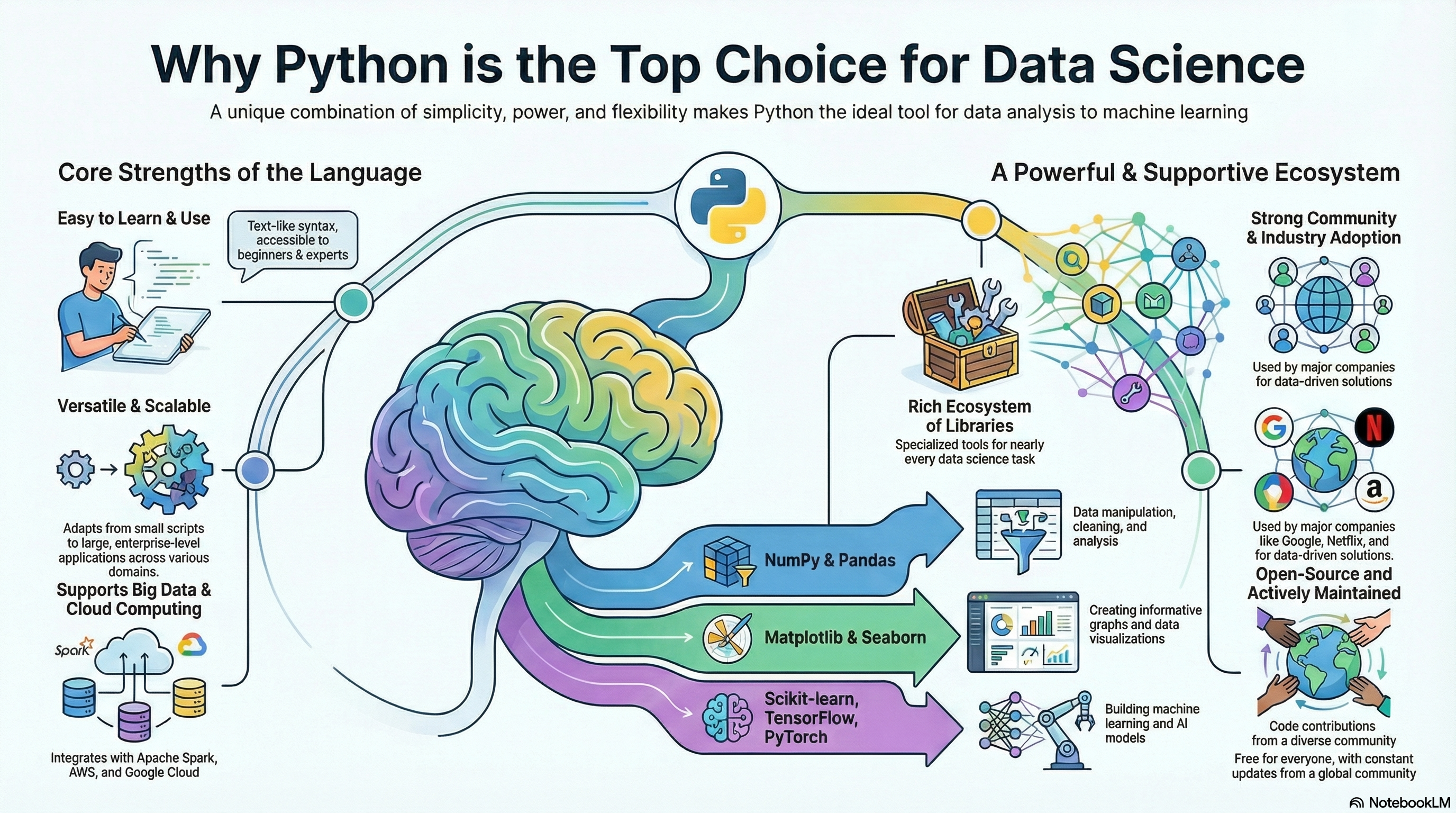 How Python is Top Choice for Data Science